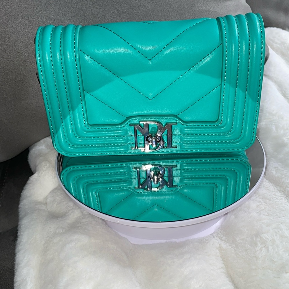 Badgley Mischka Small Quilted Crossbody Bag
